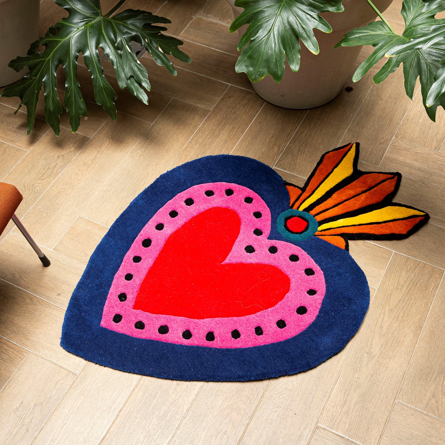 
                  
                    Large Milagro Heart Rug
                  
                