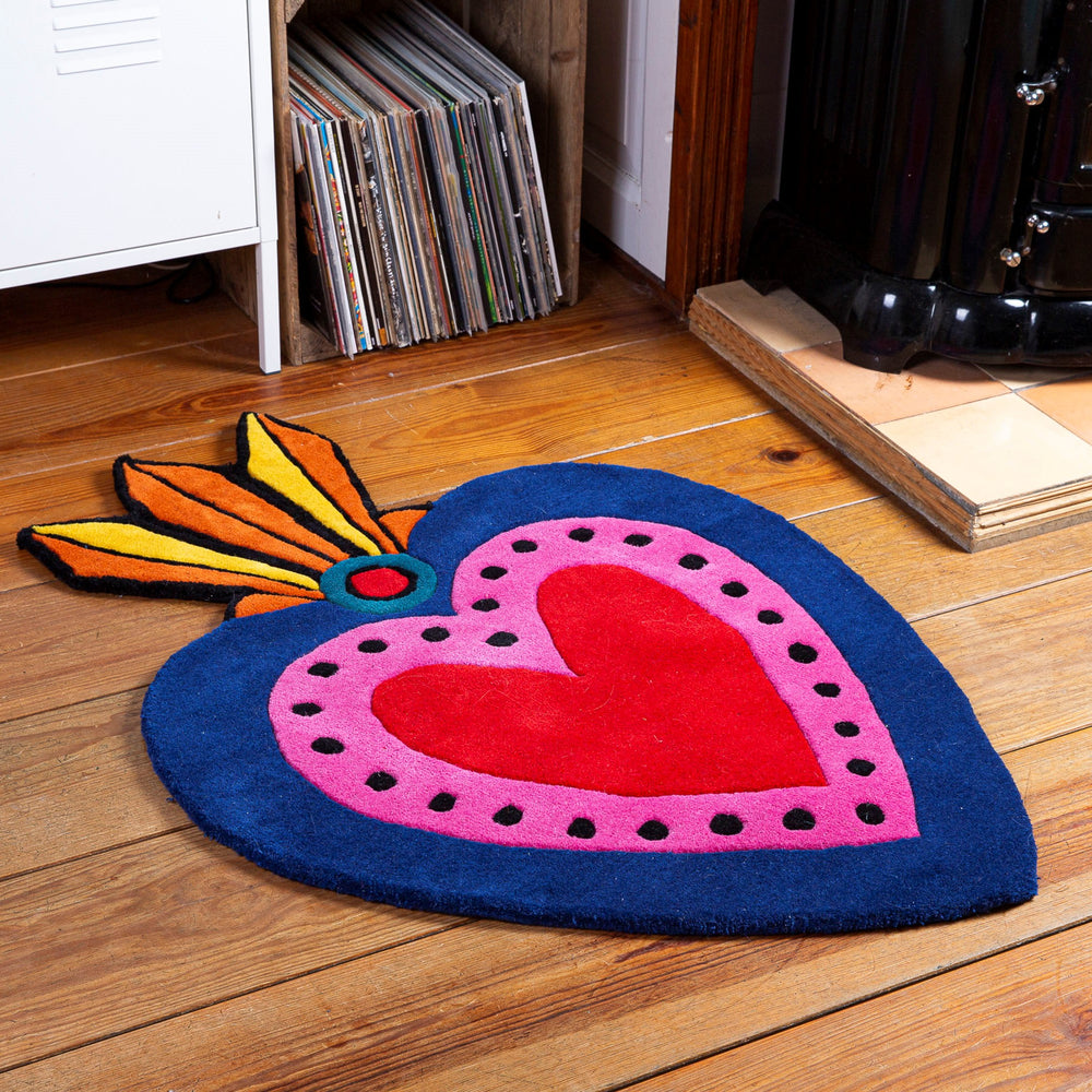 
                  
                    Large Milagro Heart Rug
                  
                