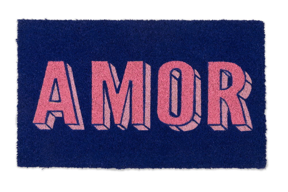 Amor-Fußmatte