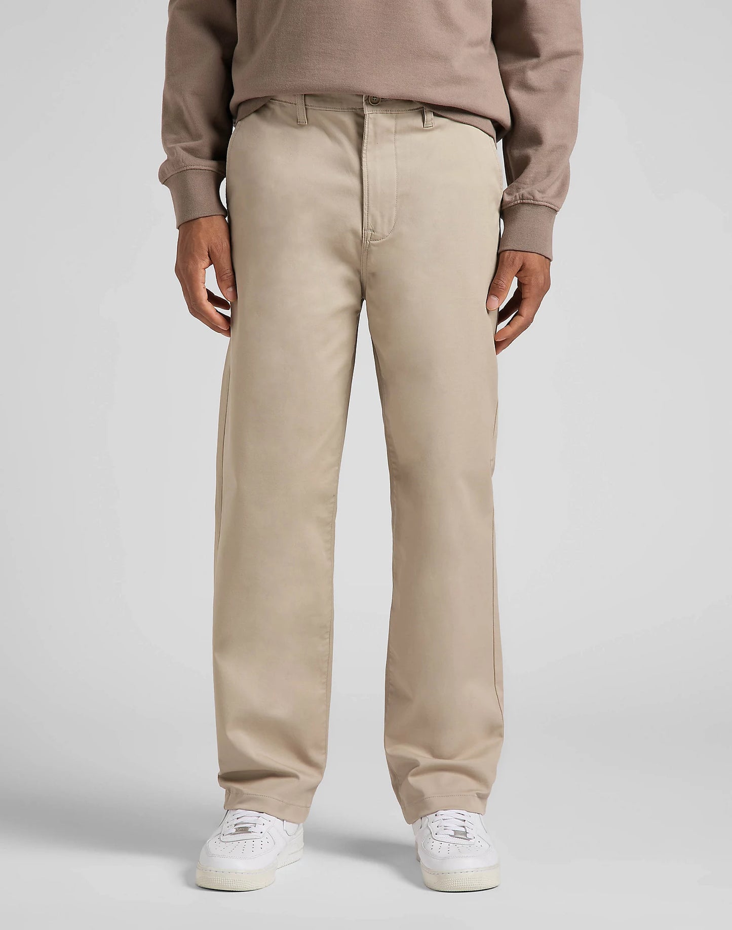 
                  
                    Stone Brown Relaxed Trousers
                  
                