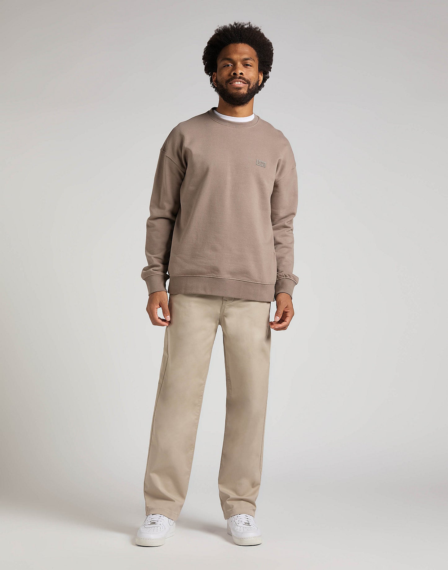
                  
                    Stone Brown Relaxed Trousers
                  
                