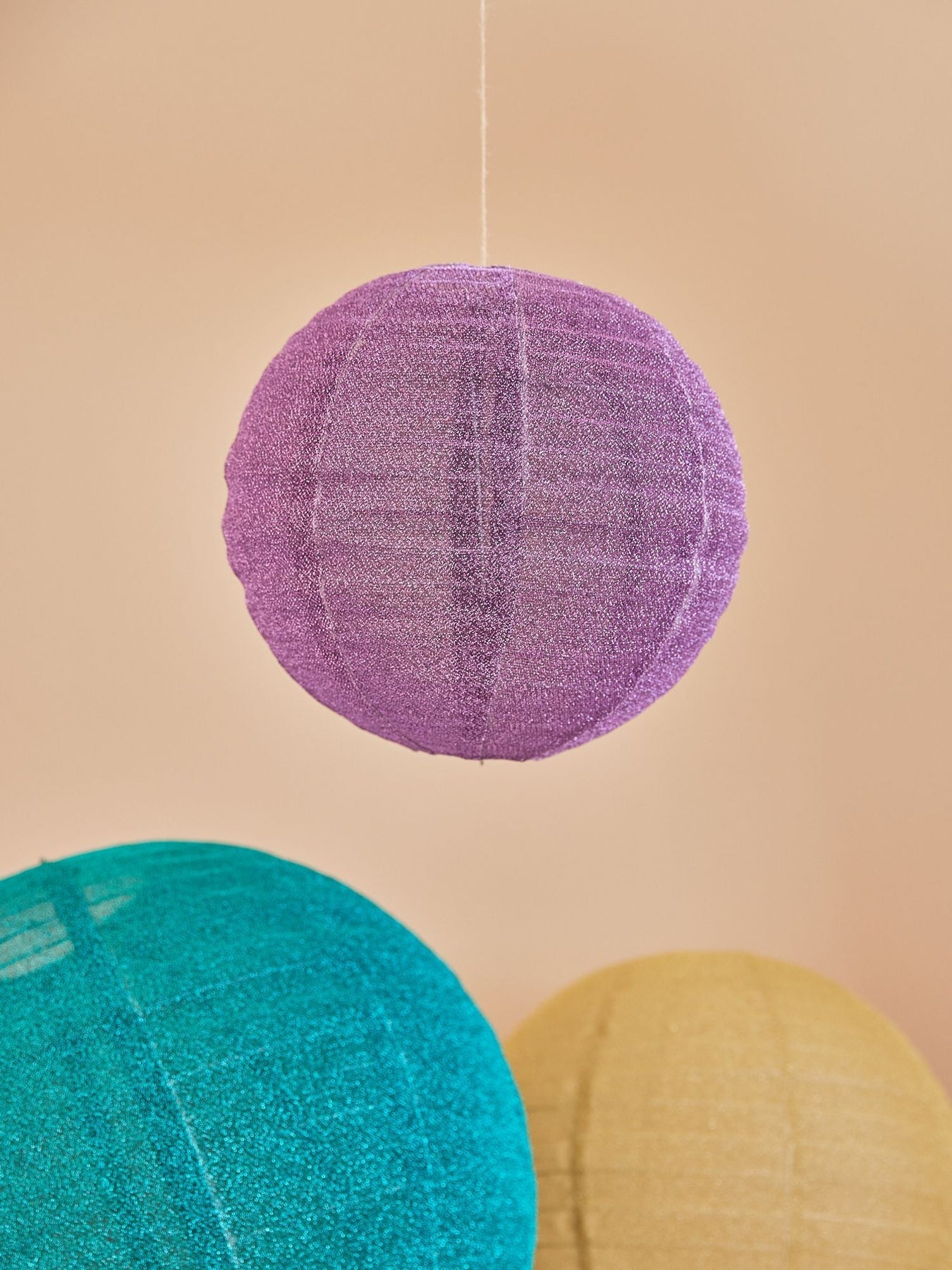 
                  
                    Small Purple Round Party Lampshade
                  
                