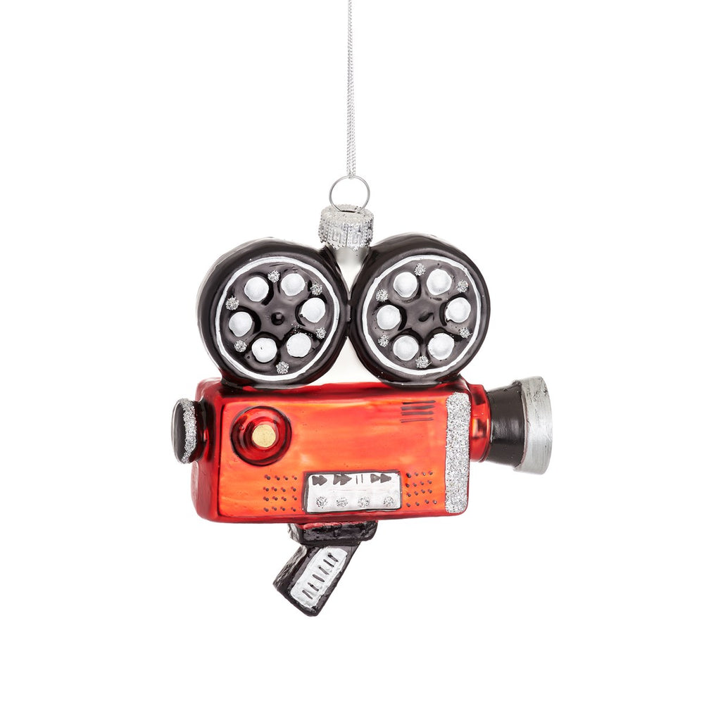 Film Kamera Christbaumkugel 