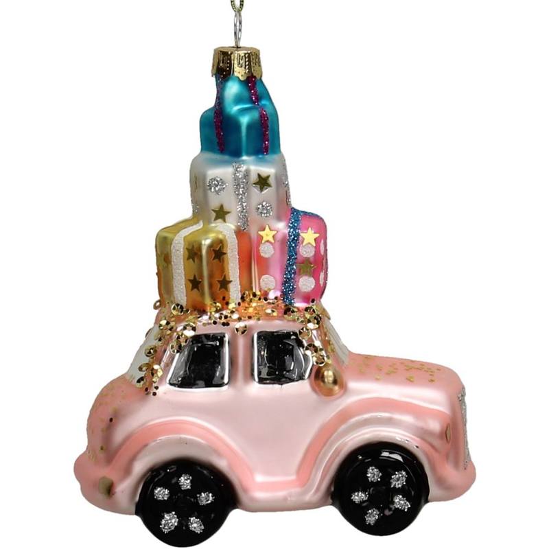 Mehrfarbige Auto-Weihnachtsdekoration