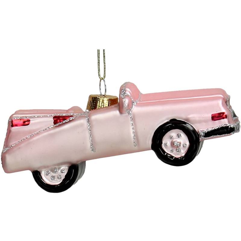 Cadillac-Glas-Rosa-Verzierung