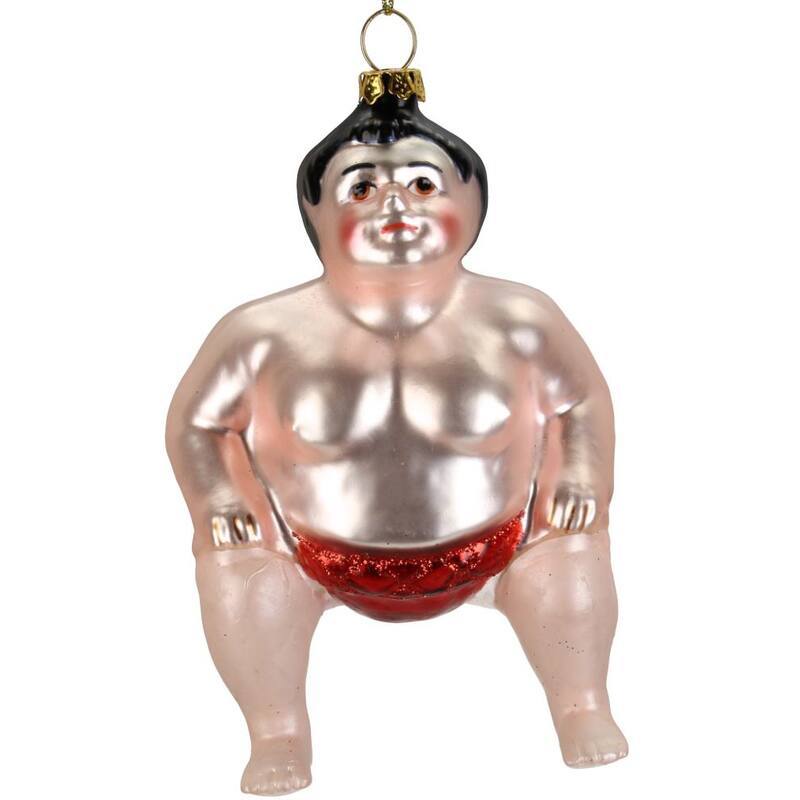 
                  
                    Rote Sumo-Wrestler-Weihnachtsdekoration
                  
                