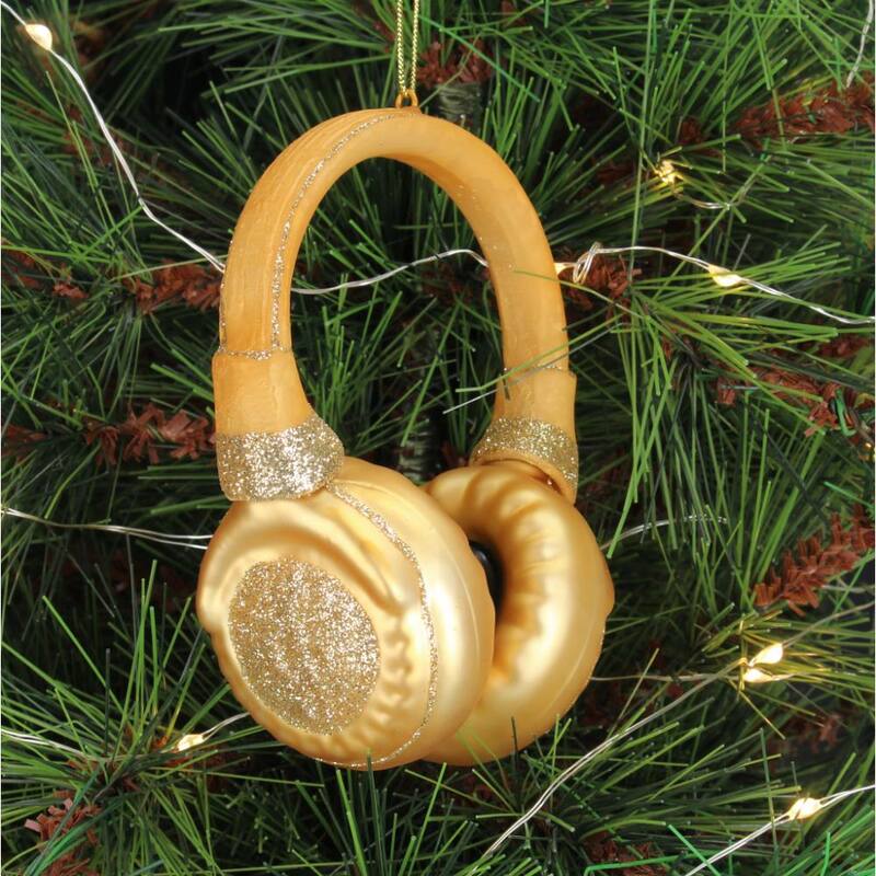 
                  
                    Gold-Kopfhörer-Weihnachtsdekoration
                  
                