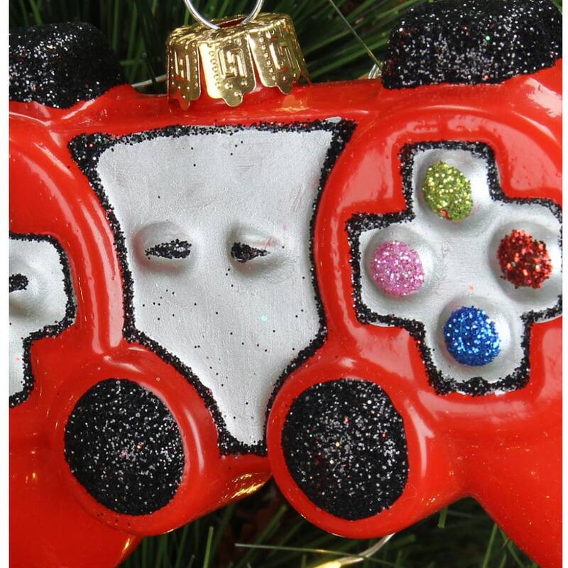 
                  
                    Rote Gamecontroller-Weihnachtsdekoration
                  
                
