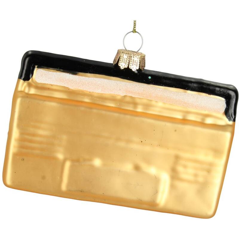
                  
                    Goldene Ghettoblaster-Weihnachtsdekoration
                  
                