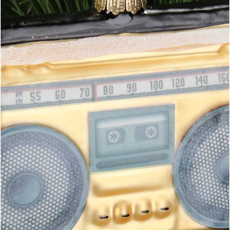 
                  
                    Goldene Ghettoblaster-Weihnachtsdekoration
                  
                
