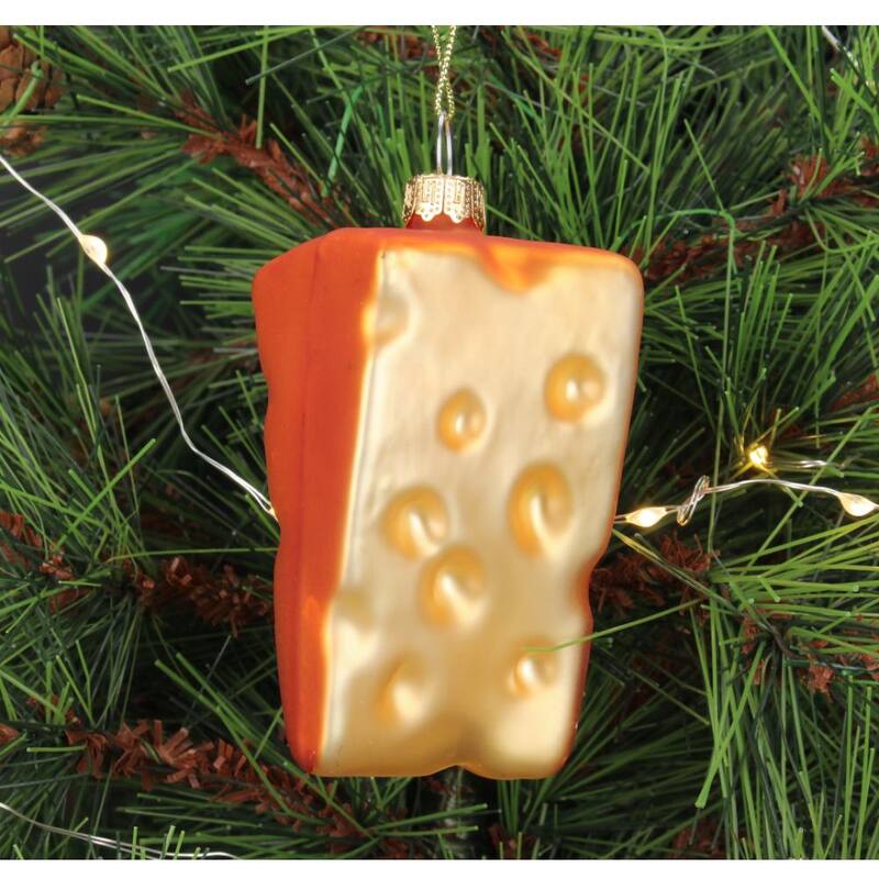 
                  
                    Gelbe Käse-Weihnachtsdekoration
                  
                