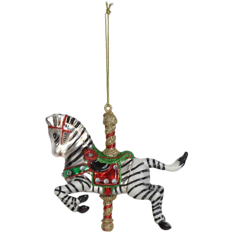 
                  
                    Mehrfarbige Zebra-Weihnachtsdekoration
                  
                