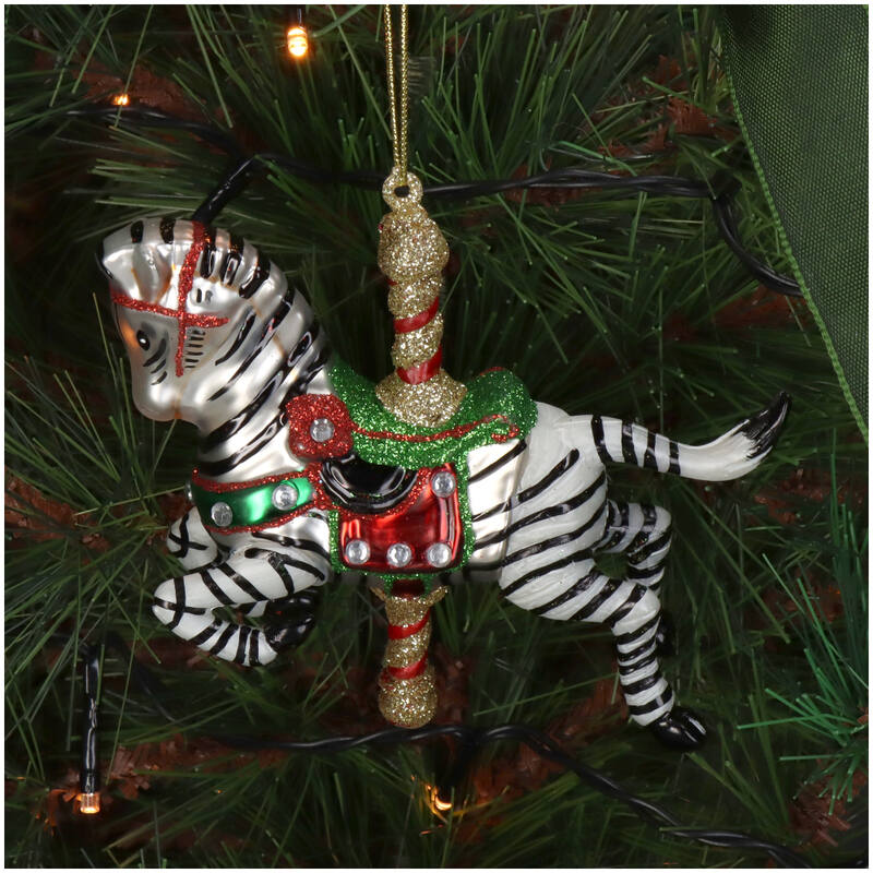 
                  
                    Mehrfarbige Zebra-Weihnachtsdekoration
                  
                