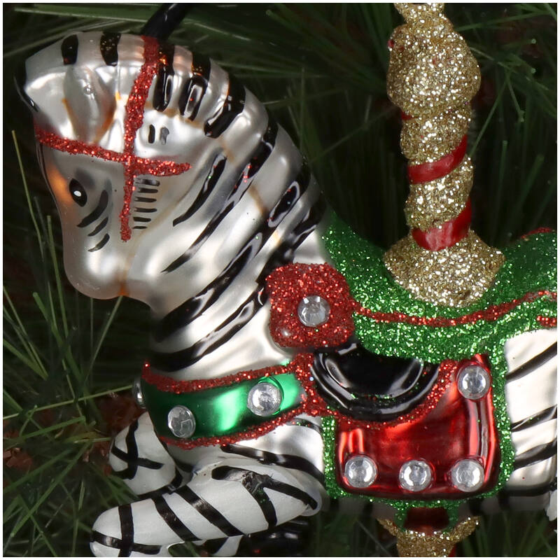 
                  
                    Mehrfarbige Zebra-Weihnachtsdekoration
                  
                