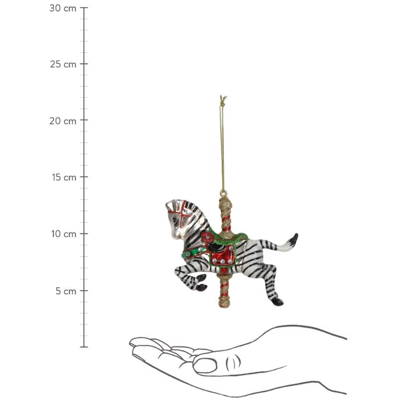 
                  
                    Mehrfarbige Zebra-Weihnachtsdekoration
                  
                