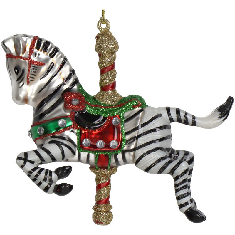 
                  
                    Mehrfarbige Zebra-Weihnachtsdekoration
                  
                