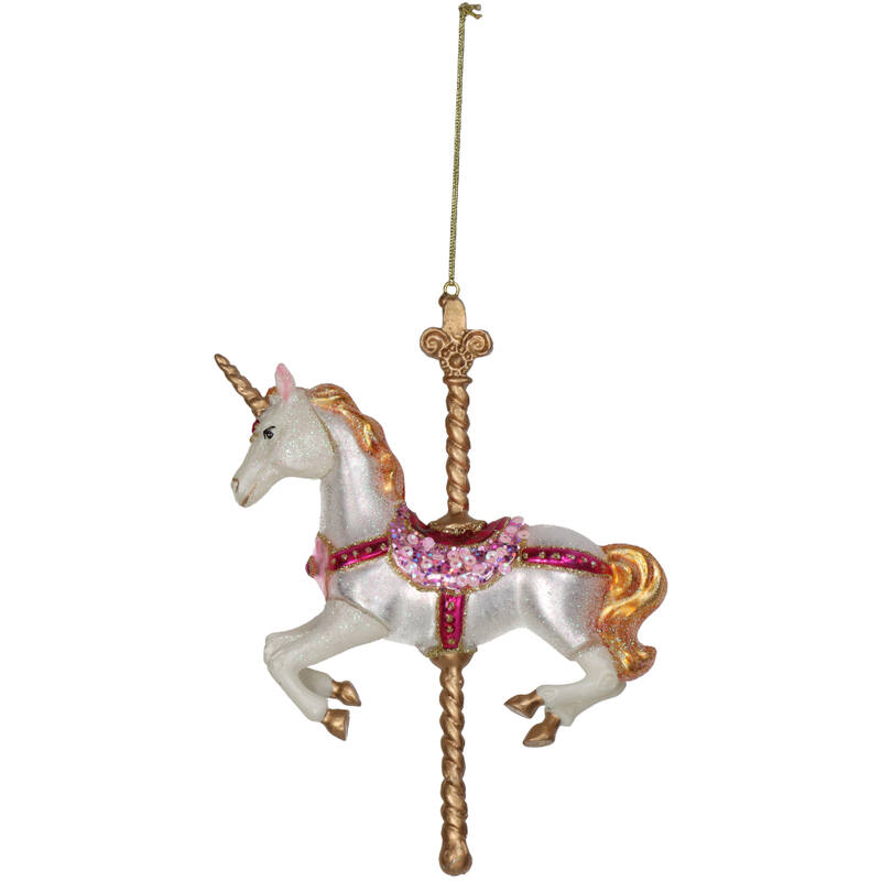 
                  
                    Mehrfarbige Einhorn-Weihnachtsdekoration
                  
                