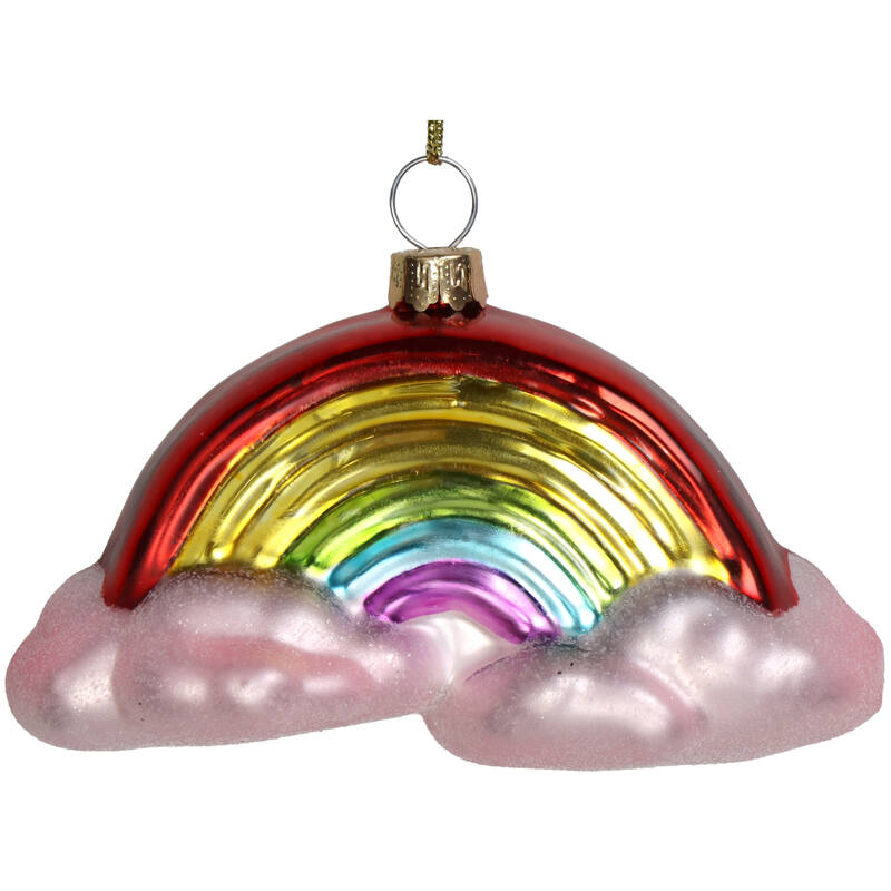 Mehrfarbenregenbogen-Wolken-Weihnachtsdekoration