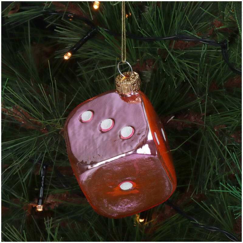 
                  
                    Rosa Würfel-Weihnachtsdekoration
                  
                
