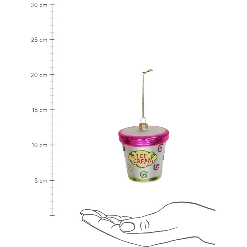 
                  
                    Mehrfarbige Eiscreme-Weihnachtsdekoration
                  
                