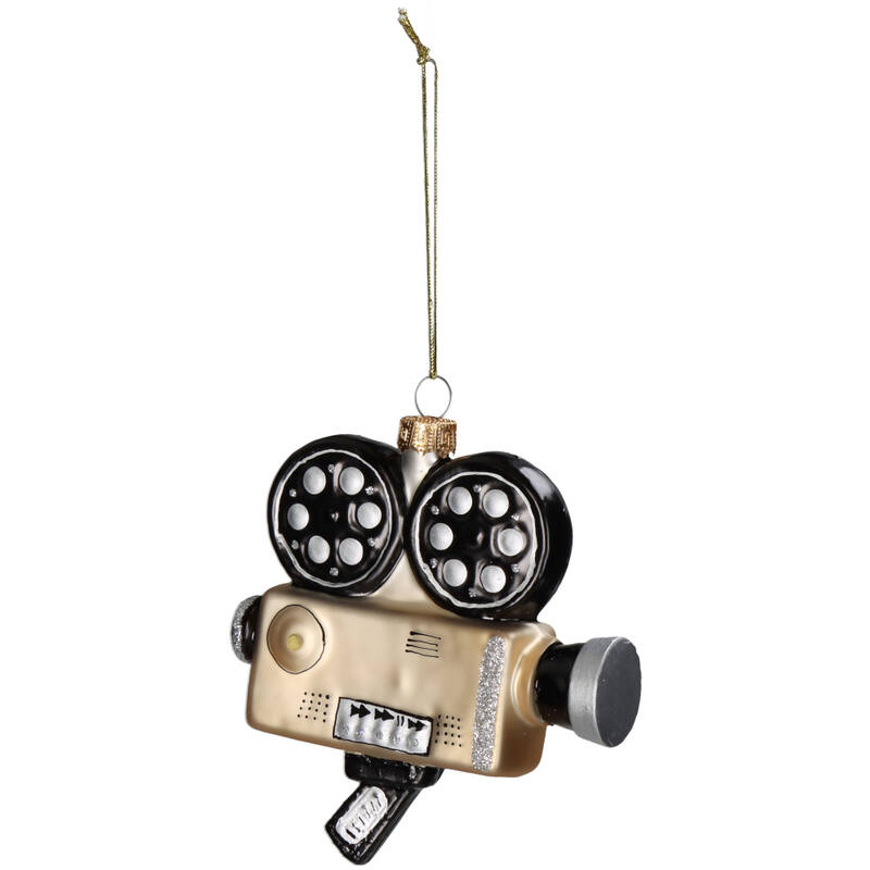 
                  
                    Goldene Filmkamera Weihnachtsdekoration
                  
                
