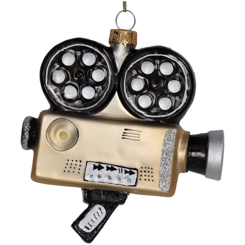 
                  
                    Goldene Filmkamera Weihnachtsdekoration
                  
                