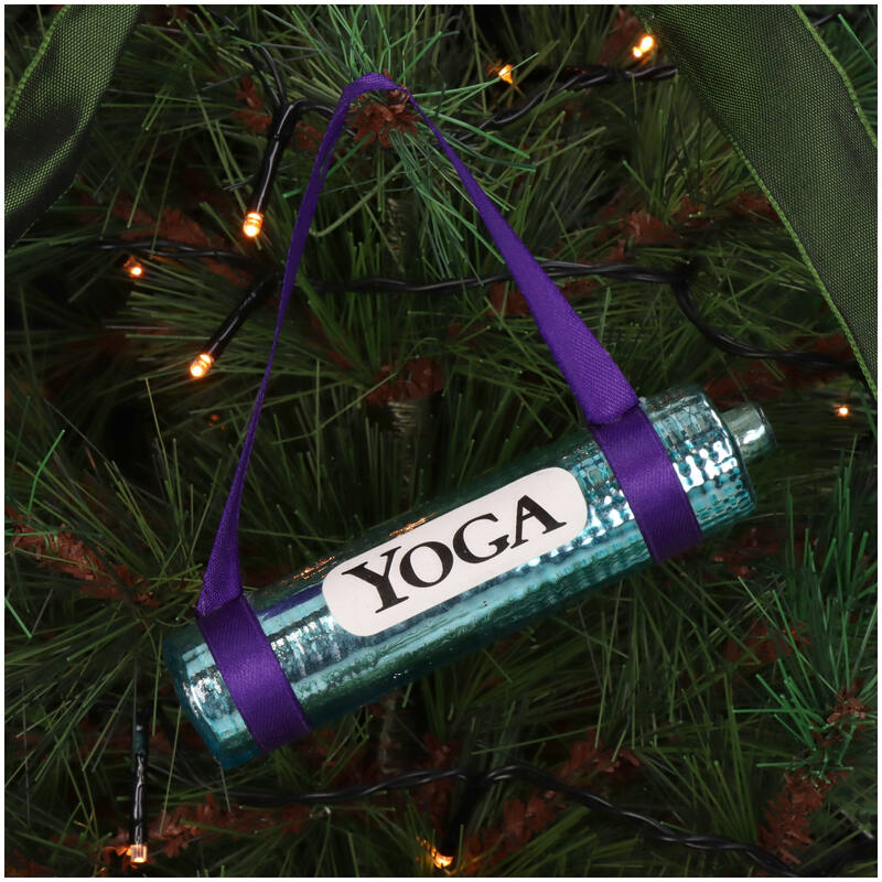
                  
                    Blaue Yogamatte Weihnachtsdekoration
                  
                