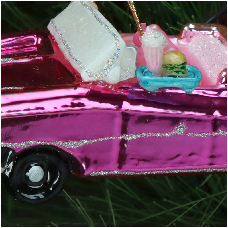 
                  
                    Rosa Cadillac-Weihnachtsdekoration
                  
                