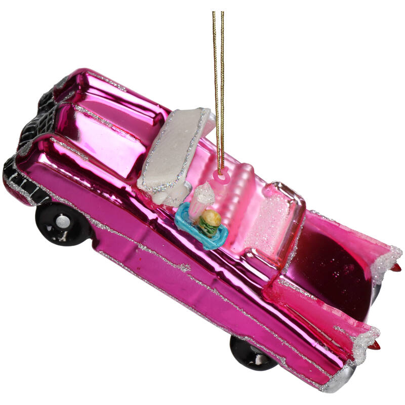 
                  
                    Rosa Cadillac-Weihnachtsdekoration
                  
                