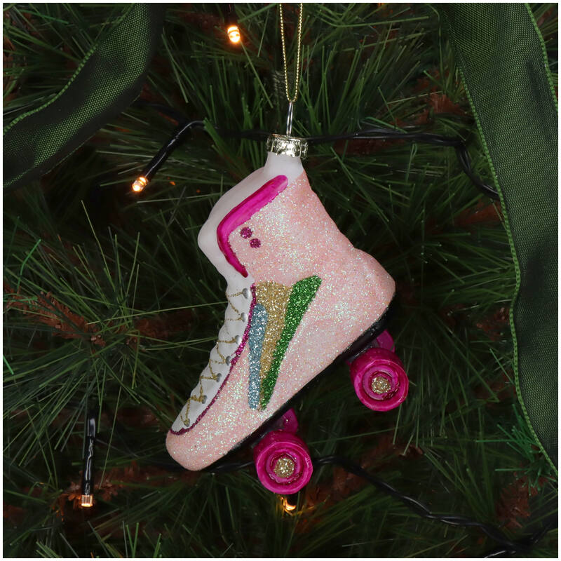 
                  
                    Rosa Rollschuh-Weihnachtsdekoration
                  
                