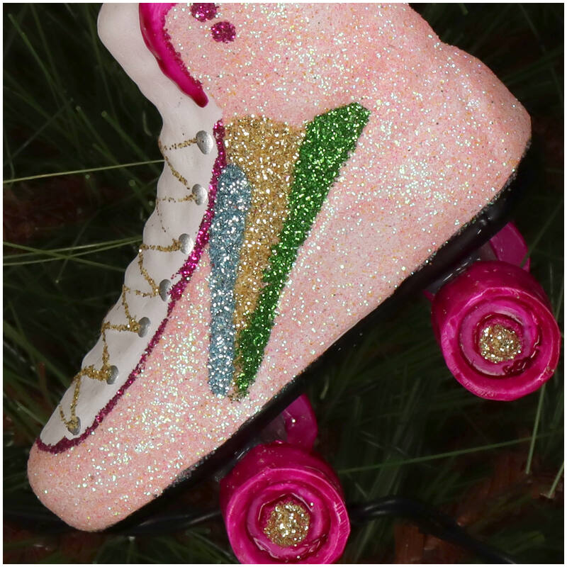 
                  
                    Rosa Rollschuh-Weihnachtsdekoration
                  
                