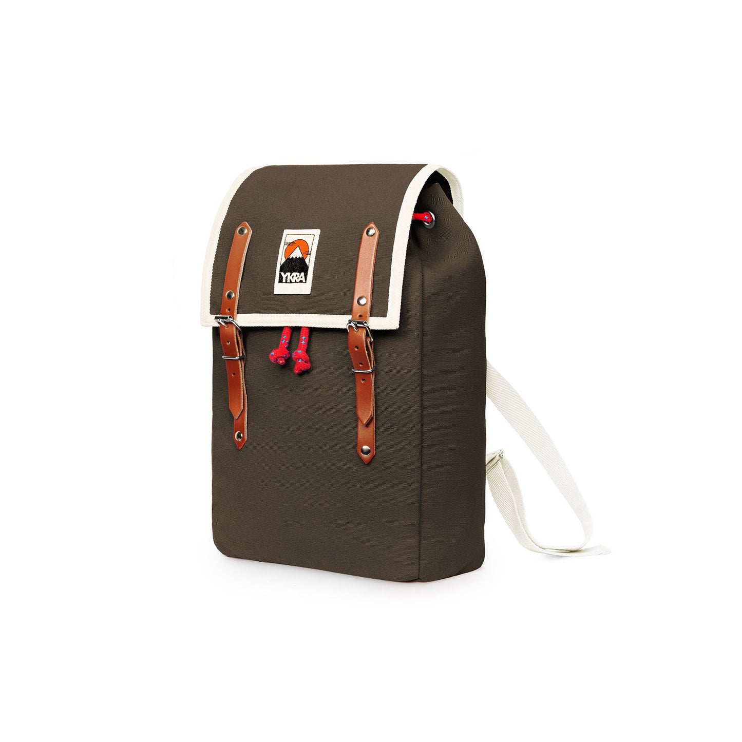
                  
                    MATRA Khaki Mini Cotton Strap Backpack
                  
                