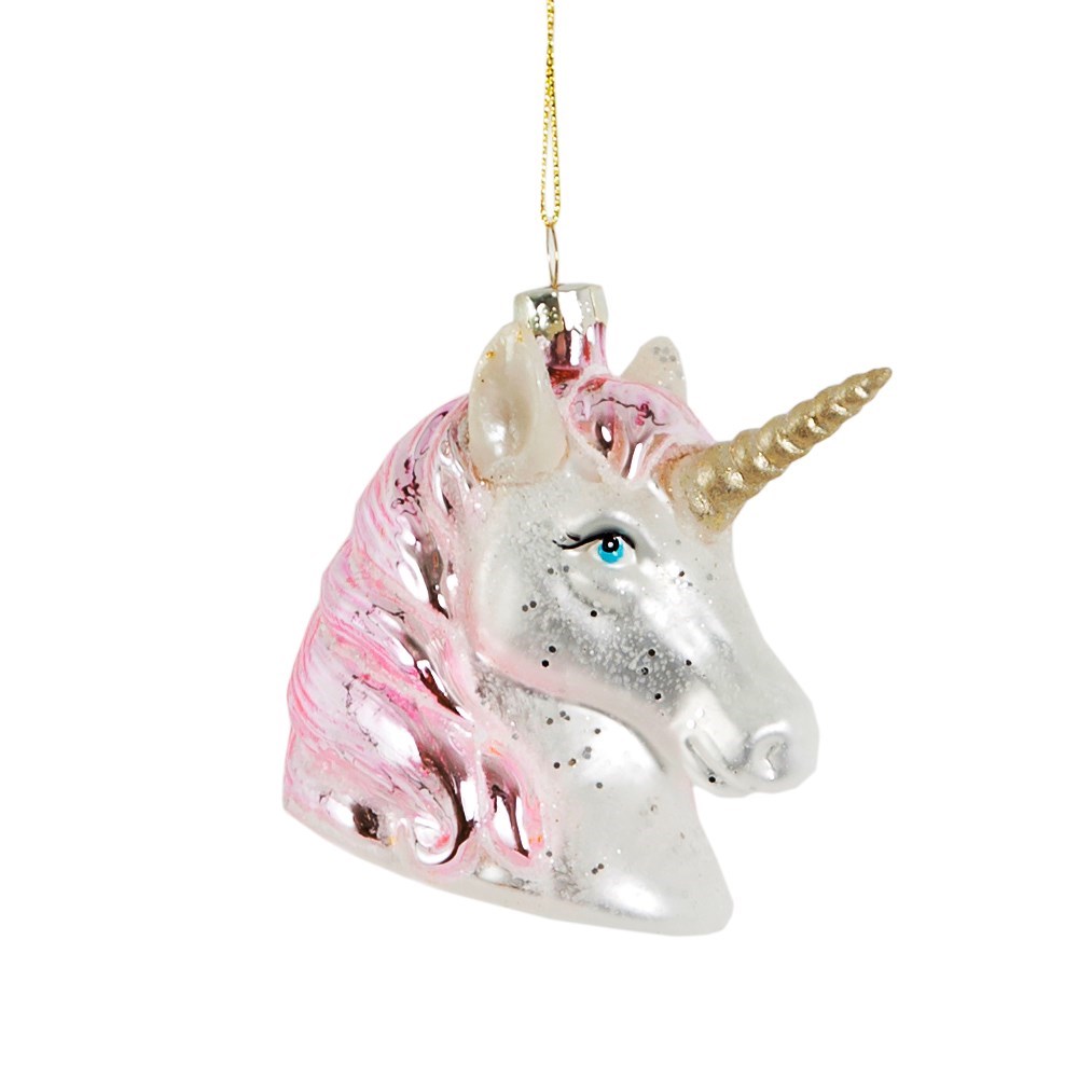 
                  
                    Rosa schimmernde Einhornkopfkugel 
                  
                