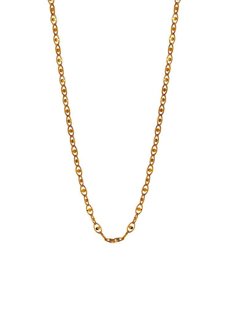 Gold Plated Tiger Link Necklace