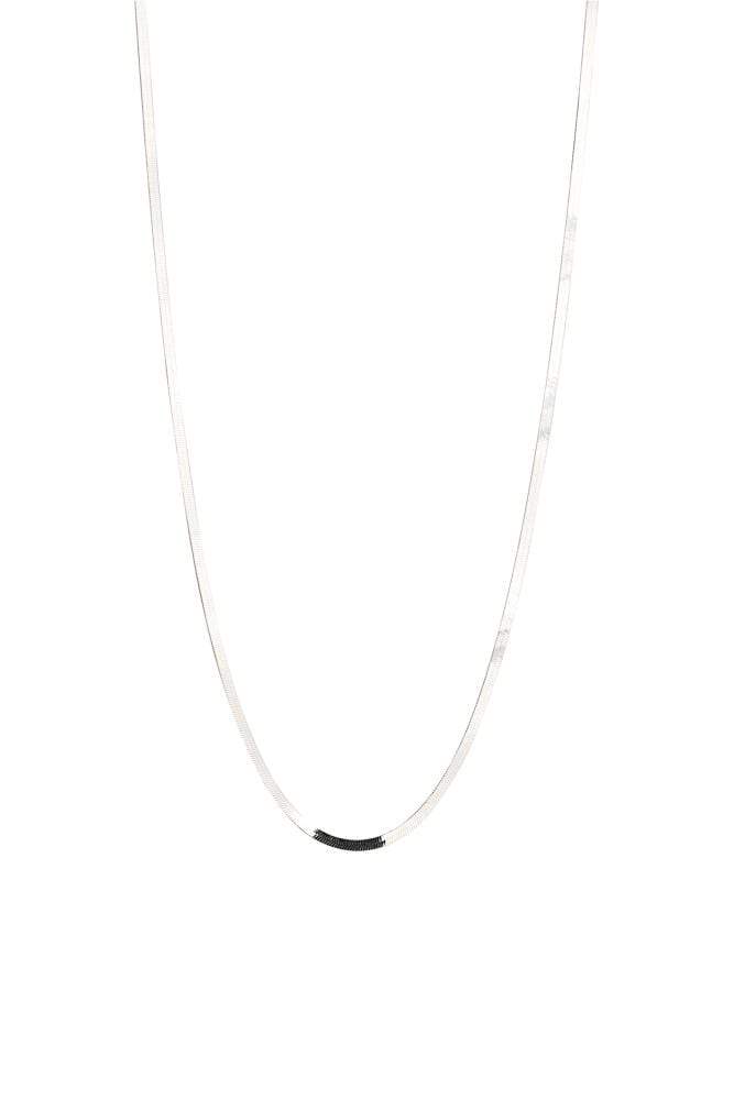 
                  
                    Silver Flat Link Necklace
                  
                