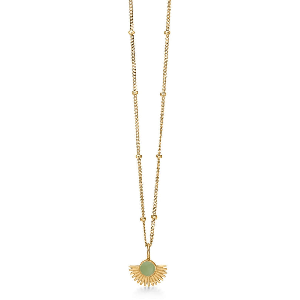 Dusty Green Soleil Necklace