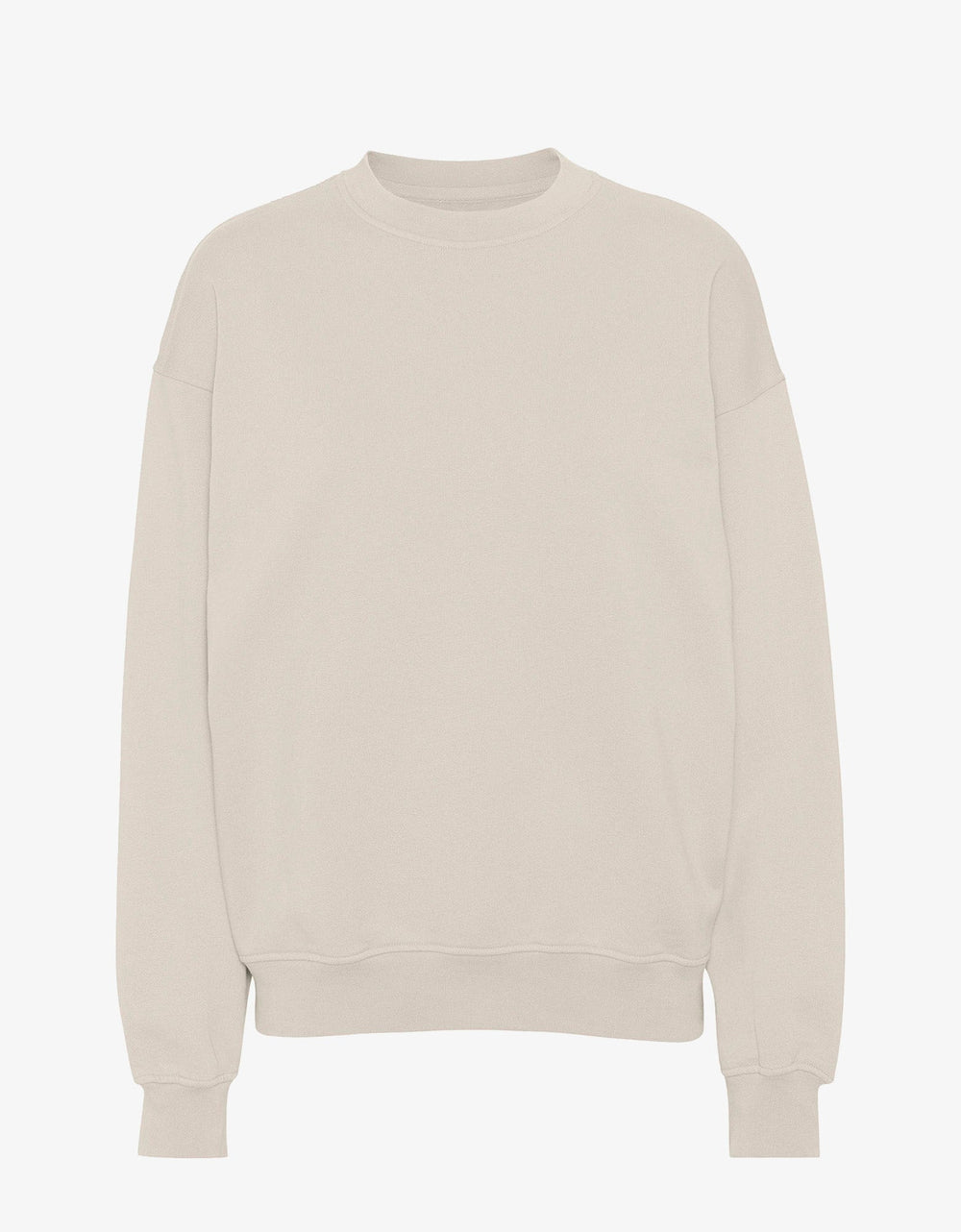 Ivory White Oversized Crew Jumper