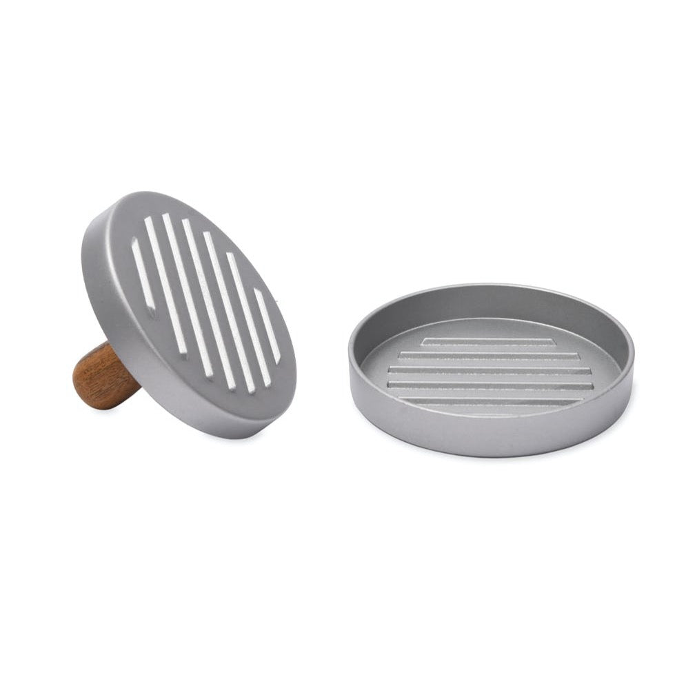 Aluminium And Acacia Burger Press