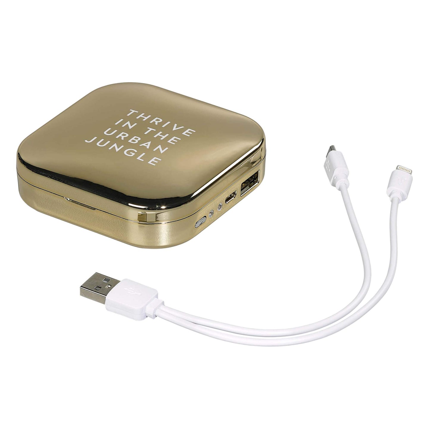 
                  
                    Gold-Powerbank mit Kompaktspiegel
                  
                