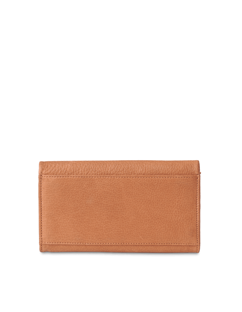 
                  
                    PAU'S Cognac Stromboli Leather Pouch Wallet
                  
                