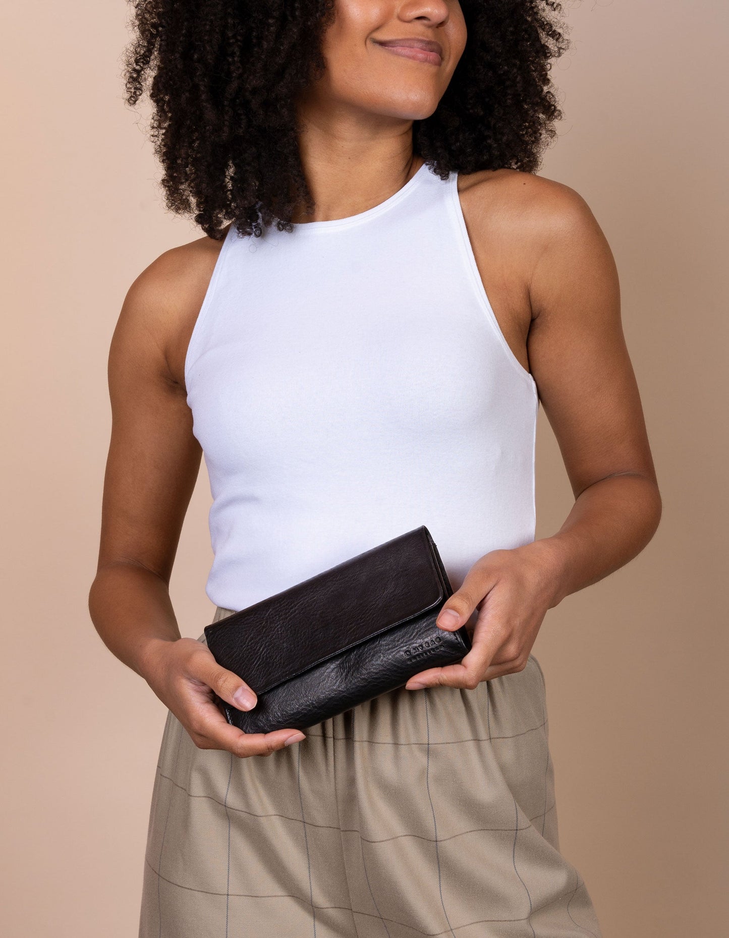 
                  
                    PAU'S Black Stromboli Leather Pouch Wallet
                  
                