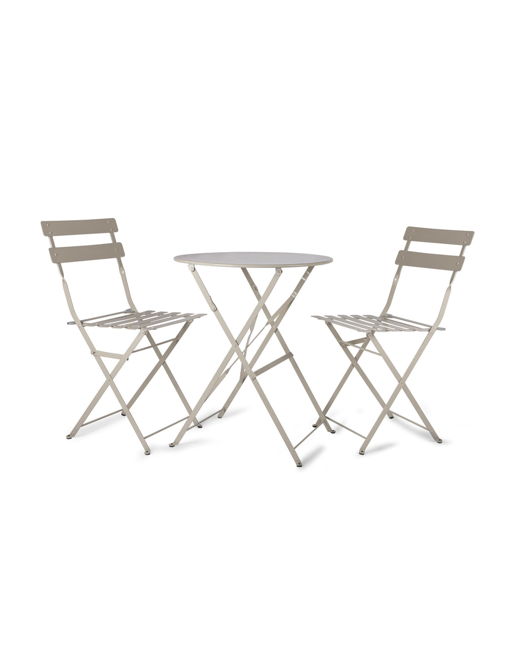 RIVE DROITE Kleines Bistro-Set aus Ton, klein, aus Stahl