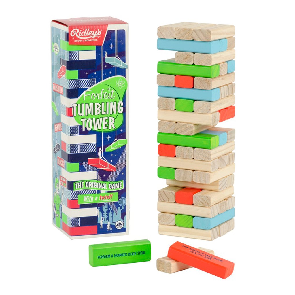 
                  
                    Forfeit Tumbling Blocks Game With A Twist
                  
                