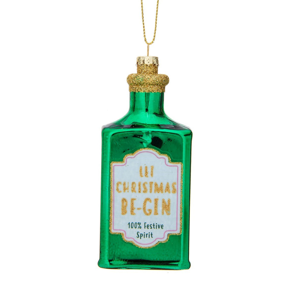 Lassen Sie Weihnachten sein-Gin Christbaumkugel 