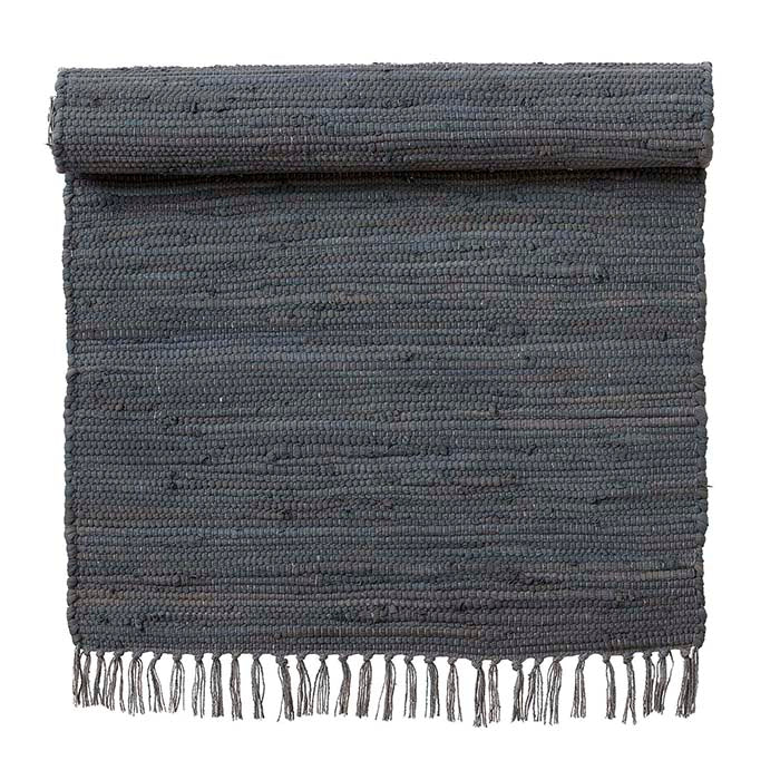 
                  
                    Asphalt Large Chindi Mat Rug
                  
                