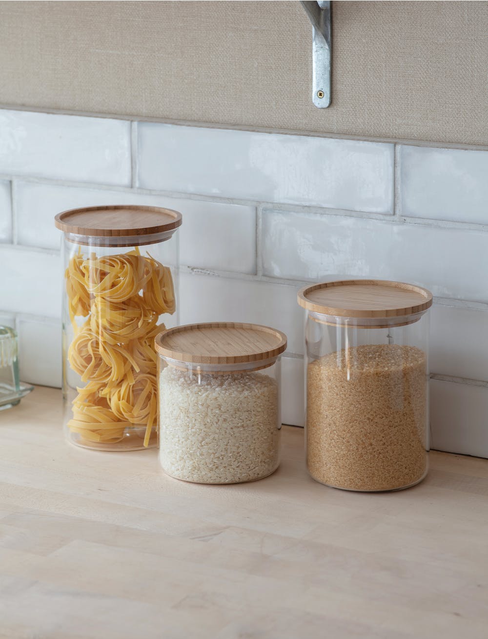 
                  
                    AUDLEY Small Bamboo Lid Glass Storage Jar
                  
                