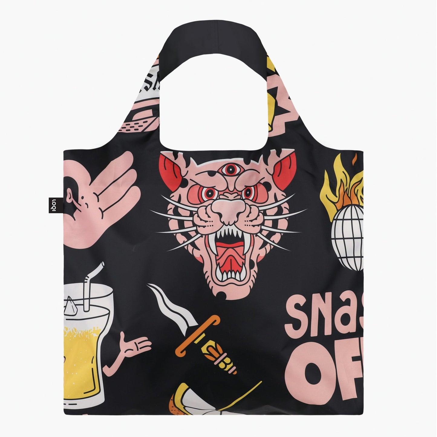 
                  
                    Black Snask Tiger Snake Beer Recycled Bag
                  
                
