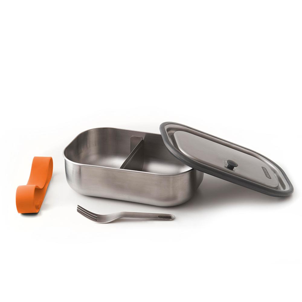 
                  
                    Large Stainless Steel Orange Rubber Lunch Box
                  
                