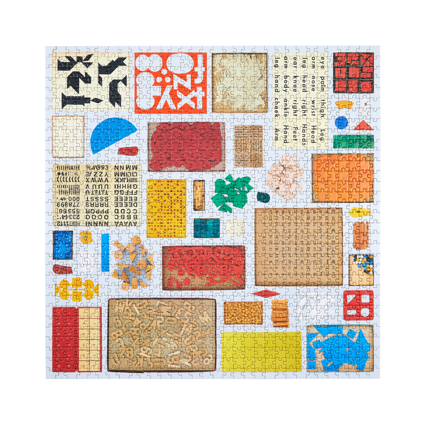 
                  
                    Mehrere gefundene Dinge (Zahlen, Buchstaben, Formen) Puzzle 1000 Teile
                  
                