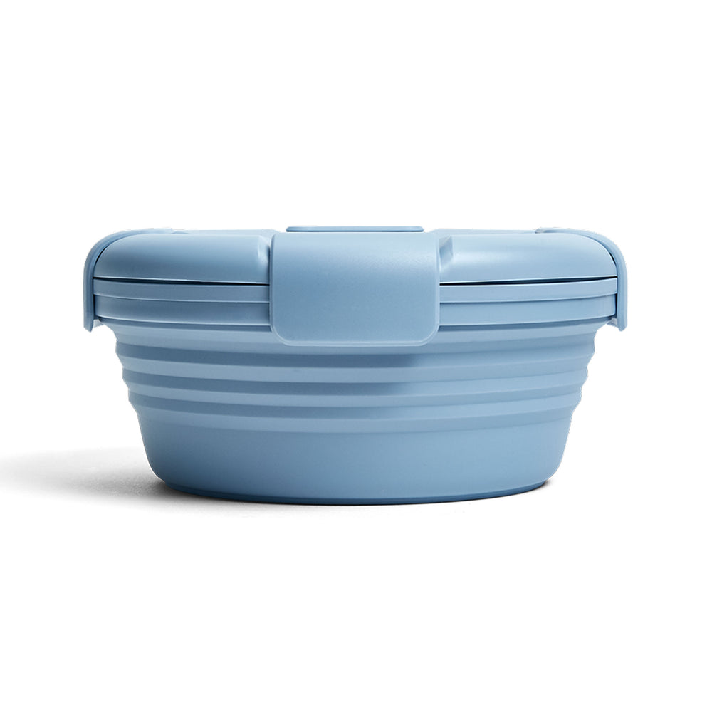 36 oz Steel Blue Collapsible Bowl